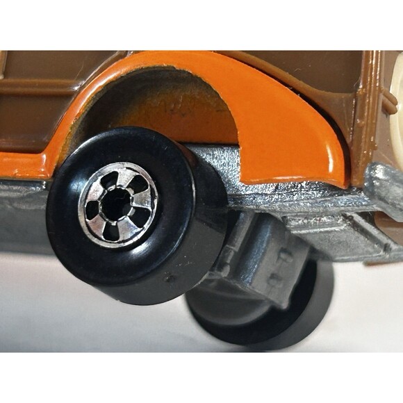 VTG 1979 HOT WHEELS 1:64 1940s WOODIE WAGON CUSTOM HI RAKERS BLACKWALL HK ORANGE - Picture 9 of 9